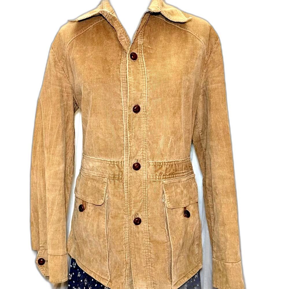 Vintage 60s 70s Sears Kings Road Corduroy Field Jacket Sz M